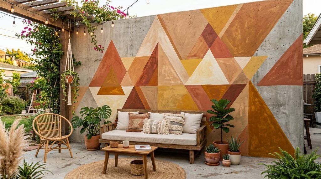 Image related to Geometric mural on 202604021441