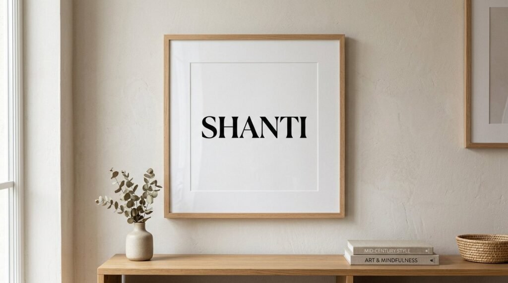 A high-resolution minimalist black typography art print on a clean white background.