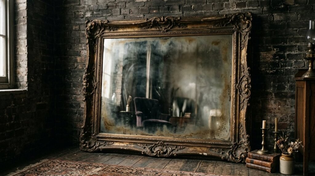 Image related to Ornate mirror leaning 202604021046