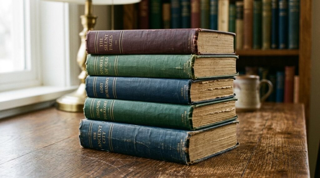 Image related to Stack of vintage 202604021046